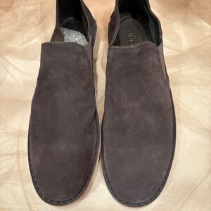 New Vince Mia Suede Flat Slip-On Bootie, size 9-1/2